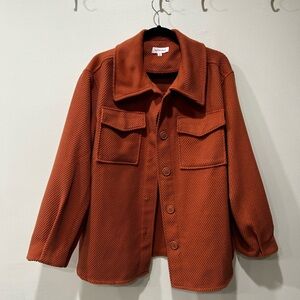 Butter Melon Orange Corduroy Jacket